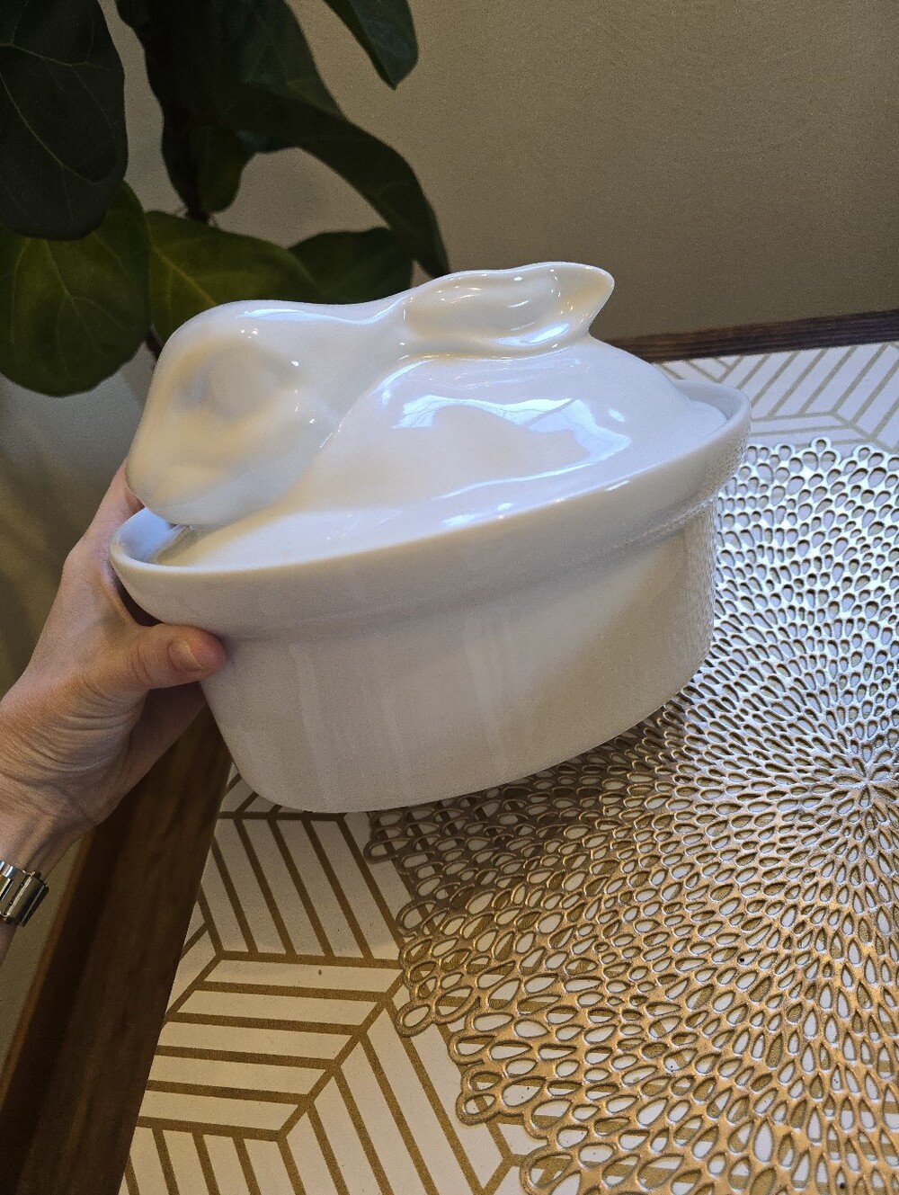 Farberware Bunny Casserole Dish - Picture 5 of 6